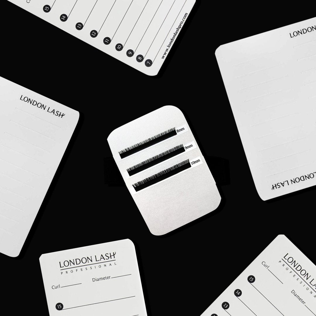 Wimpernpaletten und Aufbewahrungslösungen