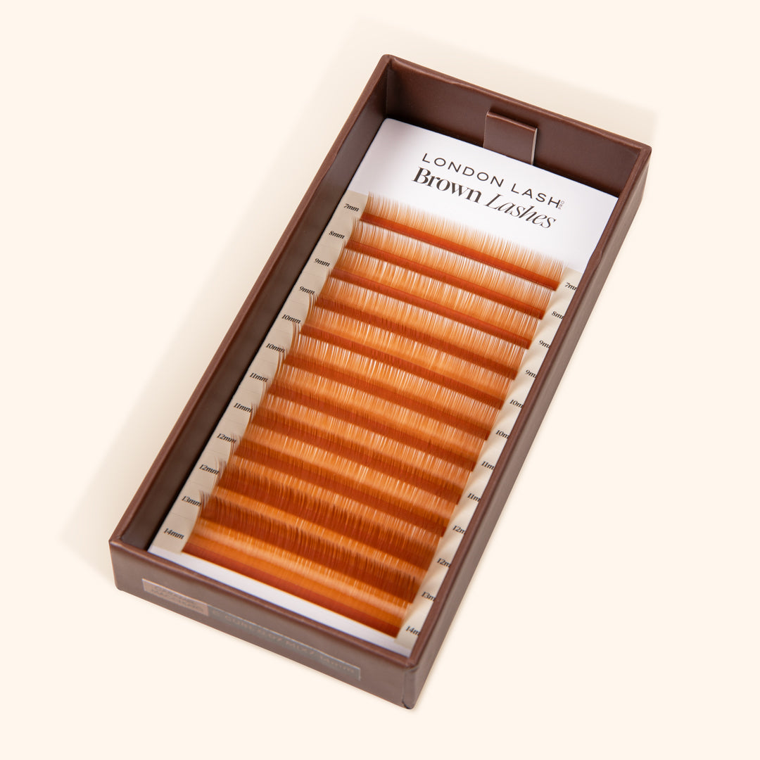 Braune Wimpern – Caramel Macchiato Kollektion