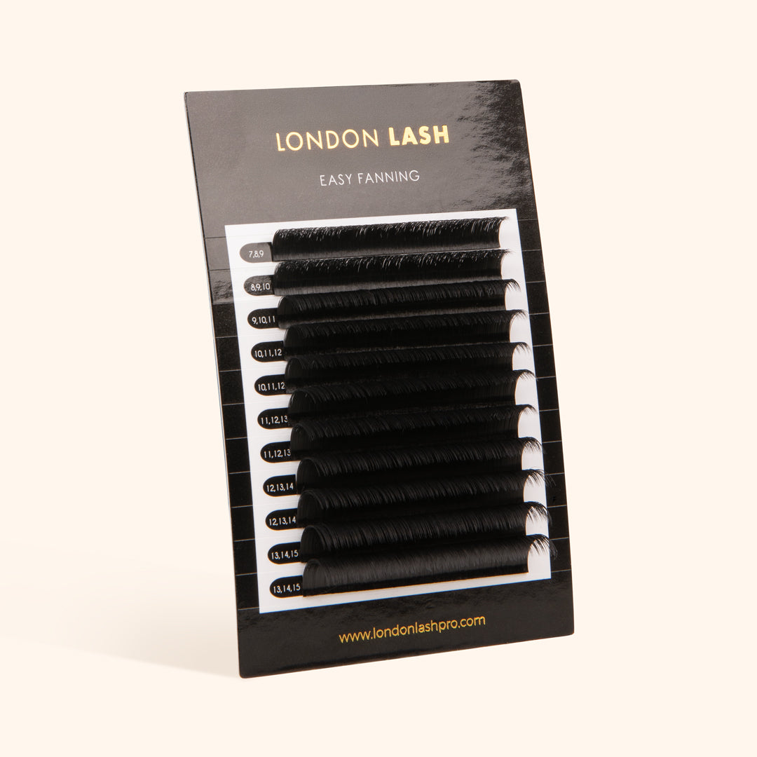 Selbstfächernde Mega-Volumenwimpern 0.05 (Easy Fanning)