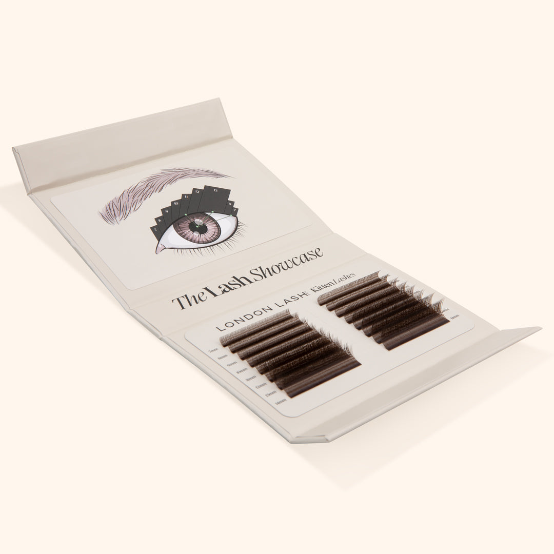 Kätzchenwimpern - Braun