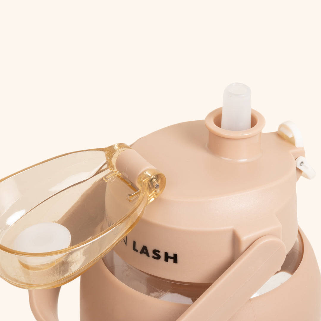 London Lash Glas-Wasserflasche