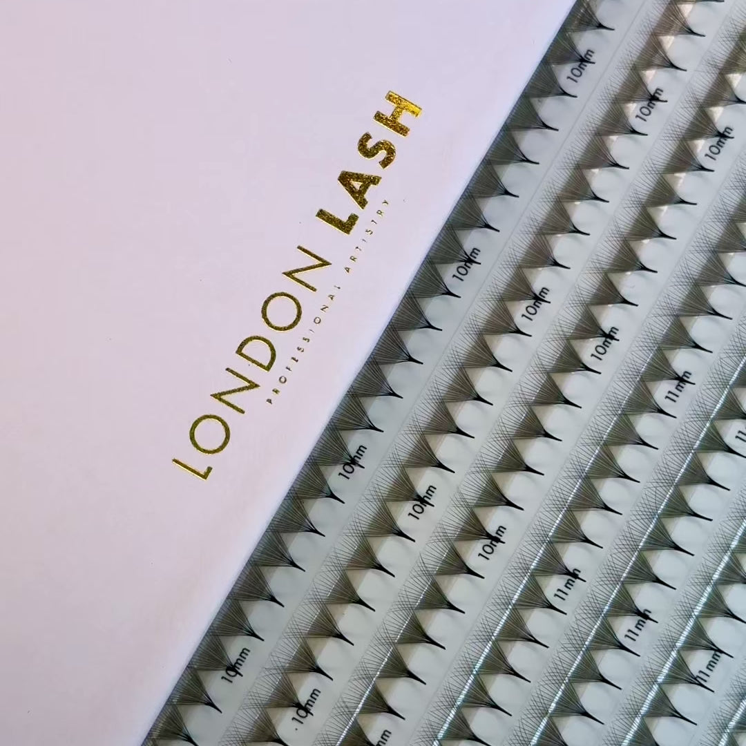 Narrow Premade/Promade Fans 16D 0.03 500 fans - Mixed Lengths