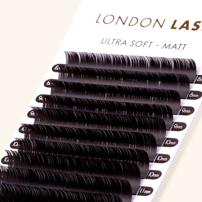Matt Flat Ellipse Lashes 0.25 (Ultra Soft)