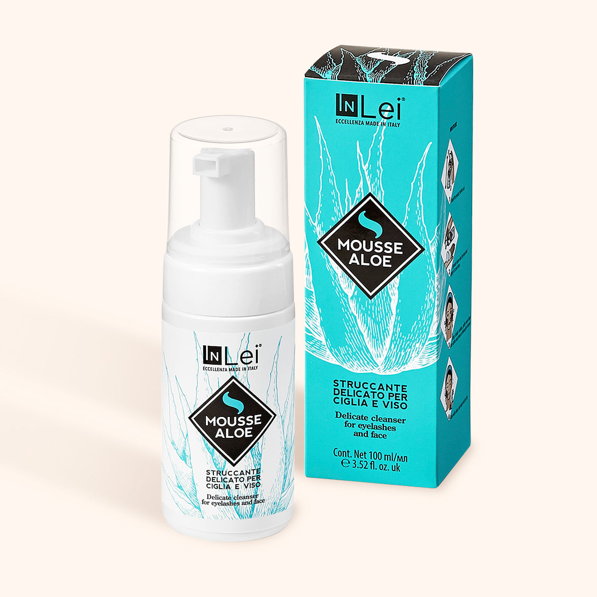 InLei® Zartes Wimpern- und Augenbrauenshampoo (Aloe Vera)